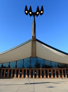 Ingalls Rink at Yale University, homeof the CIAC hockey championships.