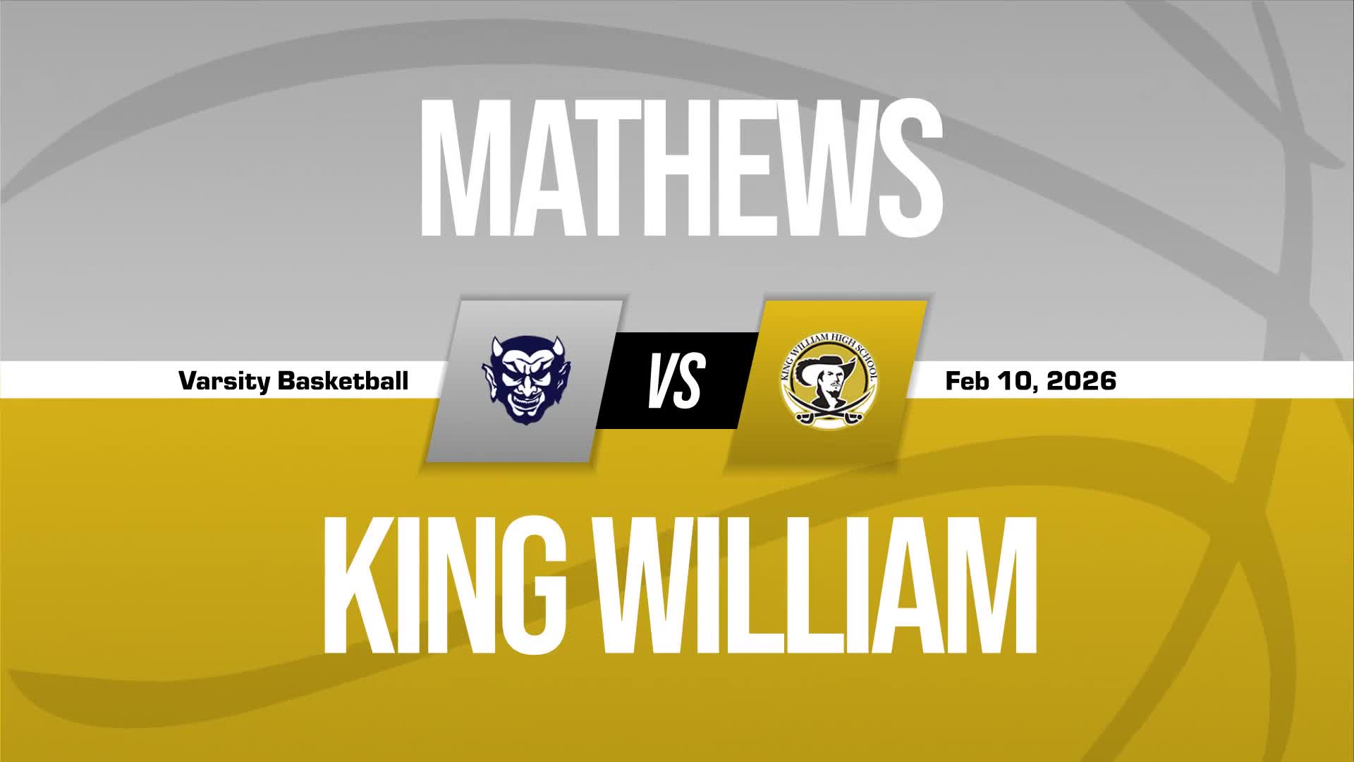 Blake Hunley Game Report: @ King William + How To Watch