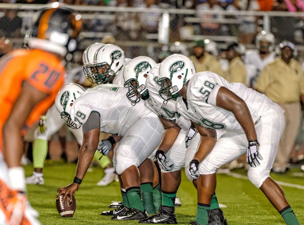 Central rebounded from defeat with a resounding win, thanks, in part, to the play of the Rockets' stout offensive line. 