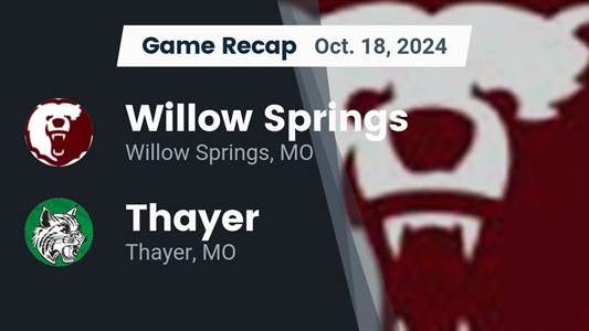 Football Game Preview: Willow Springs Bears vs. Ava Bears