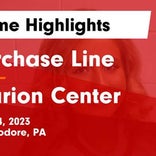 Marion Center vs. Purchase Line