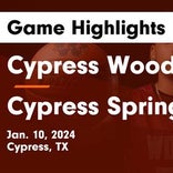 Cypress Woods takes loss despite strong efforts from  Jada Luke and  Kosi Igwebuike