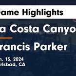 Basketball Game Recap: Francis Parker Lancers vs. Canyon Comanches