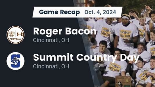 Football Game Preview: Roger Bacon Spartans vs. Cincinnati Hills