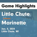 Little Chute piles up the points against Oconto Falls