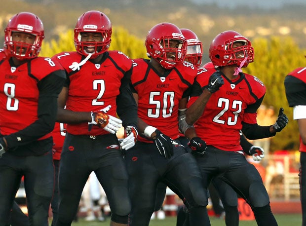 Kennedy's 10 victories ties for the most wins in the school's 49-year history.