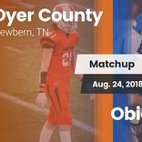 Football Game Recap: Dyer County vs. Obion County