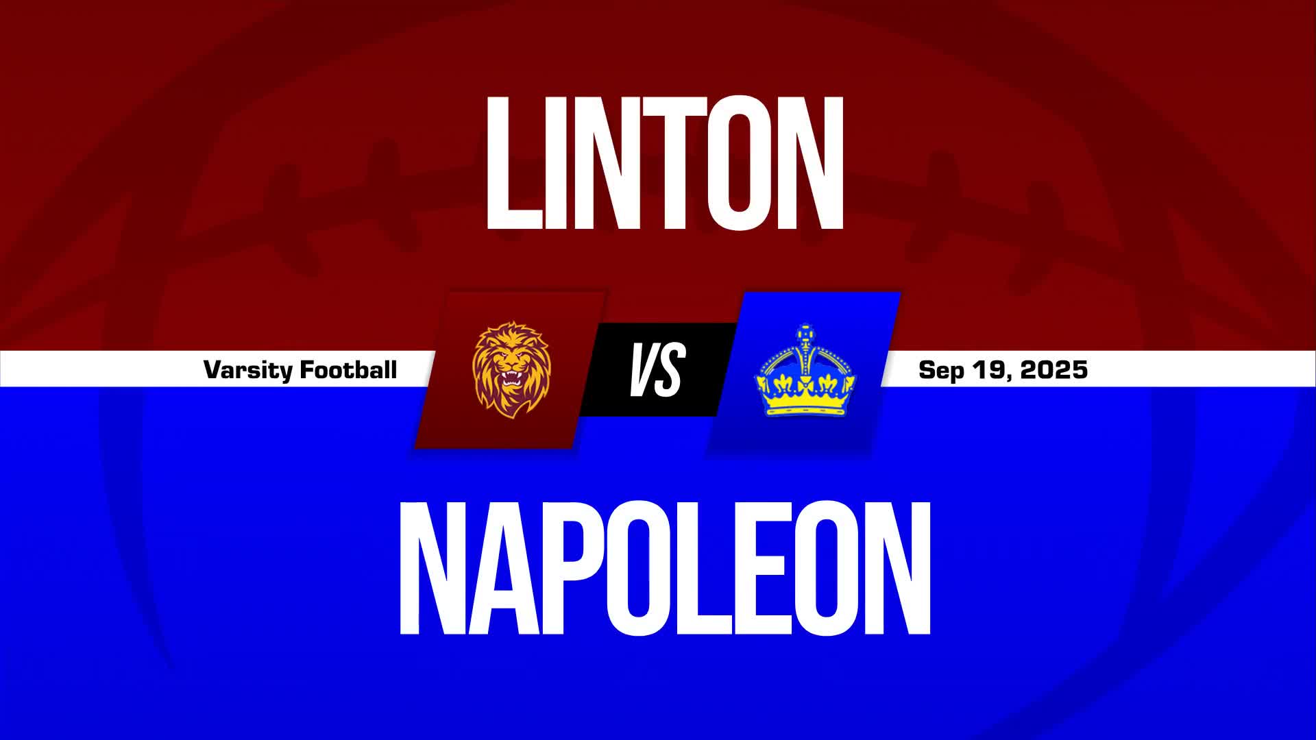 Football Game Preview: Napoleon/Gackle-Streeter Imperials vs. New Salem Holsteins + How To Watch