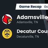 Football Game Recap: Adamsville Cardinals vs. Riverside Panthers
