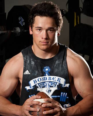 Running back Conor Hundley scored 17 touchdowns last
season.