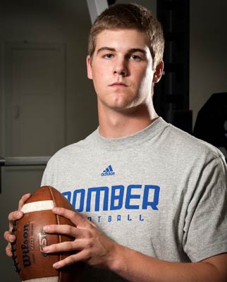 Griffin Dolle brings experience behind center for the
Bombers.