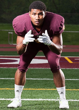 Defensive back Daivon "Lucky" Ellison