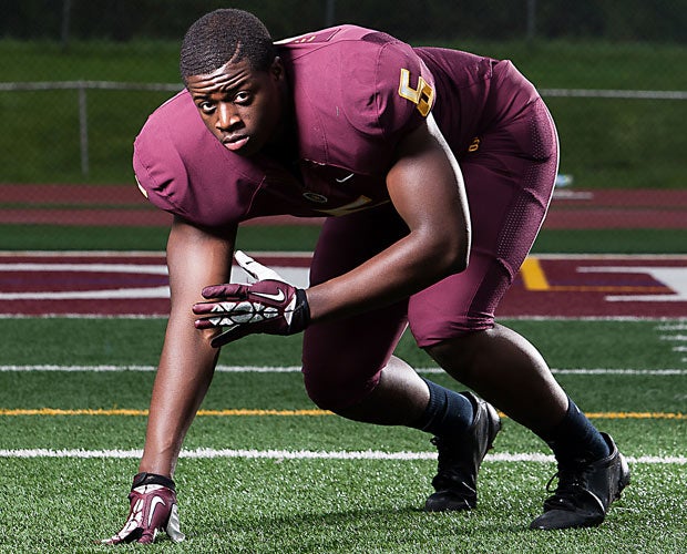 Defensive lineman Brandon Simon