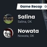 Football Game Recap: Nowata Ironmen vs. Salina Wildcats