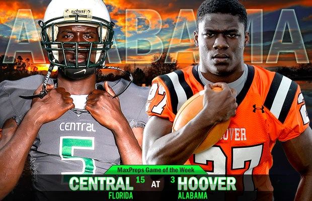 Hoover and Central will do battle on Saturday in the biggest game of the young 2014 high school football season.