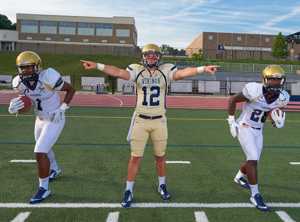 Quarterback Austin Scott directs all traffic in the Spartanburg offense.