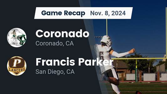 Football Recap: Coronado Takes Down Francis Parker in a Playoff 