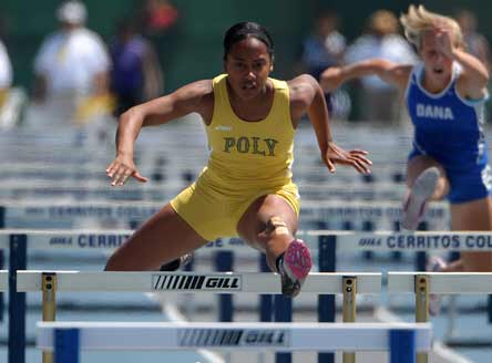 Melia Cox is upholding the Long Beach Poly tradition of speedy sprinters, and looks to win multiple medals at the California Interscholastic Federation state meet.