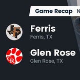 Football Game Recap: Greenwood Rangers vs. Glen Rose Tigers