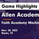 Allen Academy vs. Faith Academy