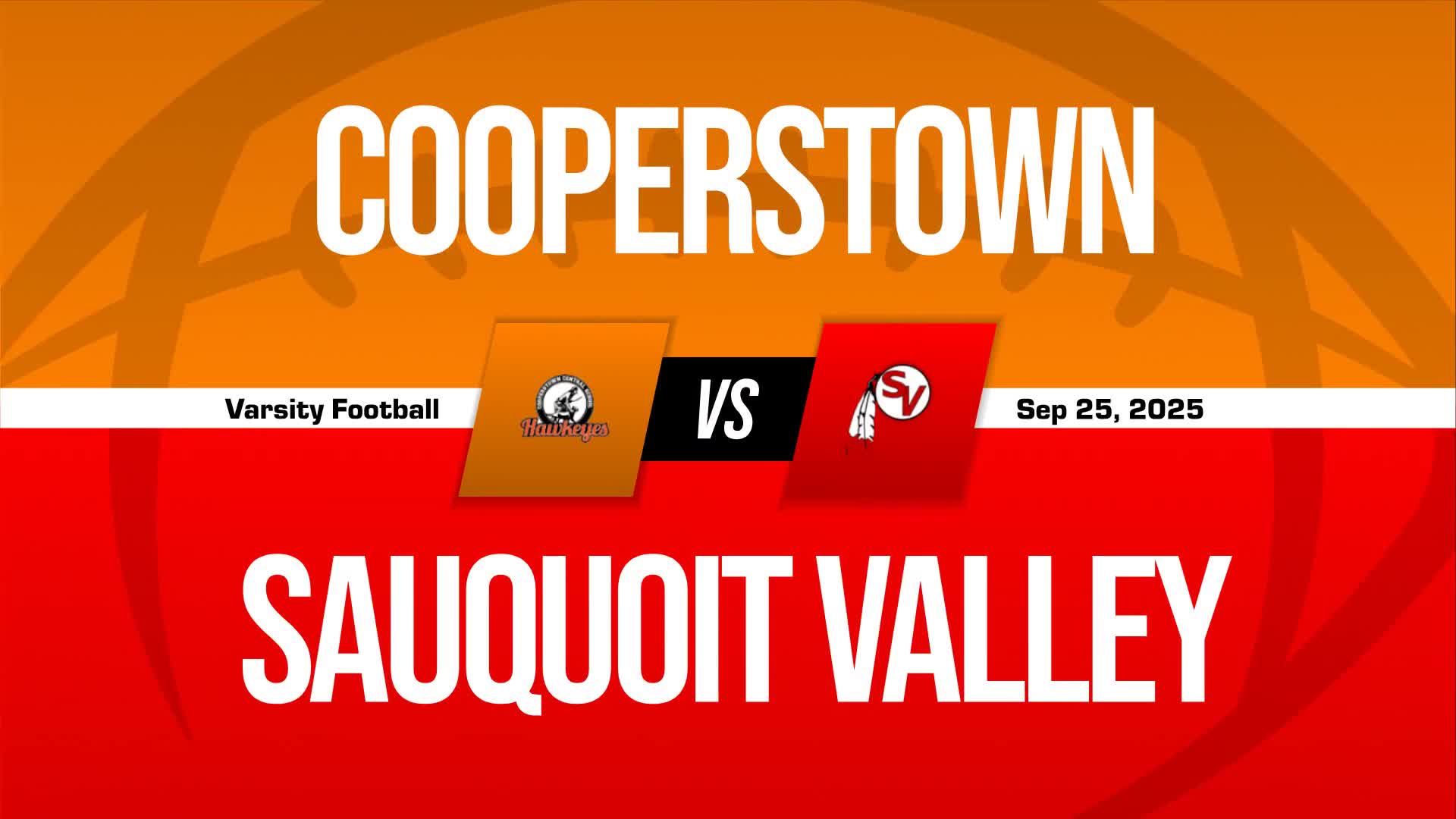 Football Recap: Cooperstown Takes a Loss + How To Watch