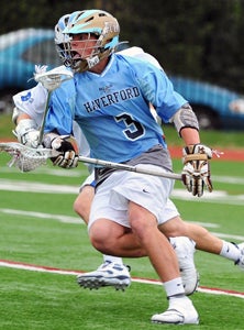 Midfielder Joe McCallion of Haverford.
