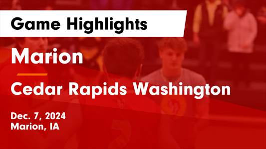 Basketball Game Preview: Marion Wolves vs. Iowa City Little Hawk