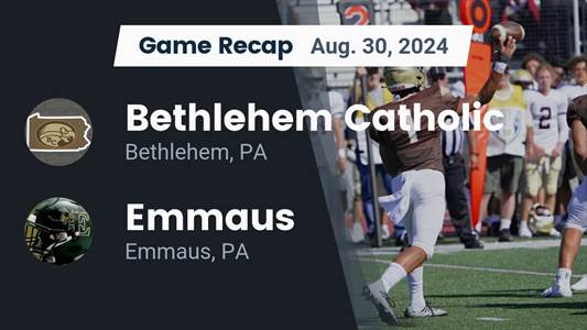 Football Recap: Bethlehem Catholic Turns Things Around After  Ro