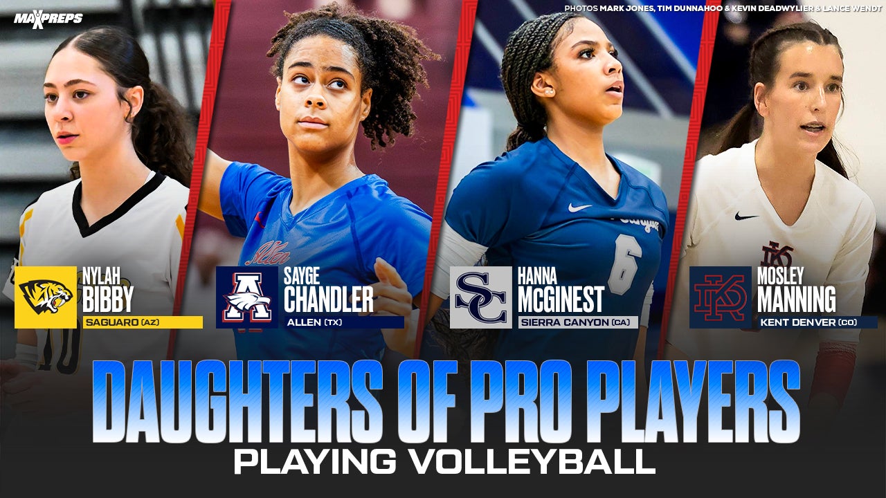 VOLLEYBALL: Daughters of athletes, celebs