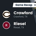 Riesel beats Crawford for their second straight win