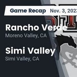 Football Game Recap: Simi Valley Pioneers vs. Rancho Verde Mustangs