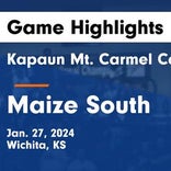 Maize South picks up seventh straight win at home