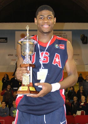 Malik Newman was the MVP of the FIBA Americas U16 Championship in Uruguay last summer.