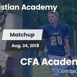 Football Game Recap: Village Christian Academy vs. Concord First