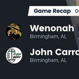Football Game Recap: Wenonah Dragons vs. John Carroll Catholic Cavaliers