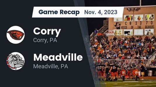 Football Game Recap: Corry Beavers vs. Meadville Bulldogs