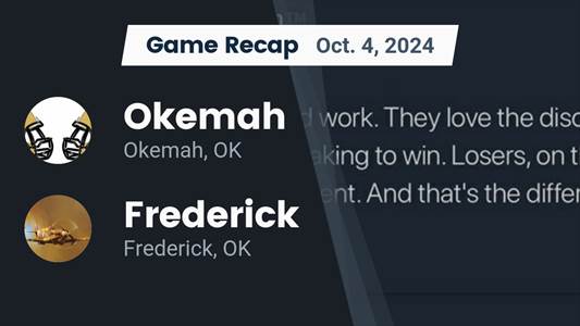 Football Recap: Frederick Takes a Loss