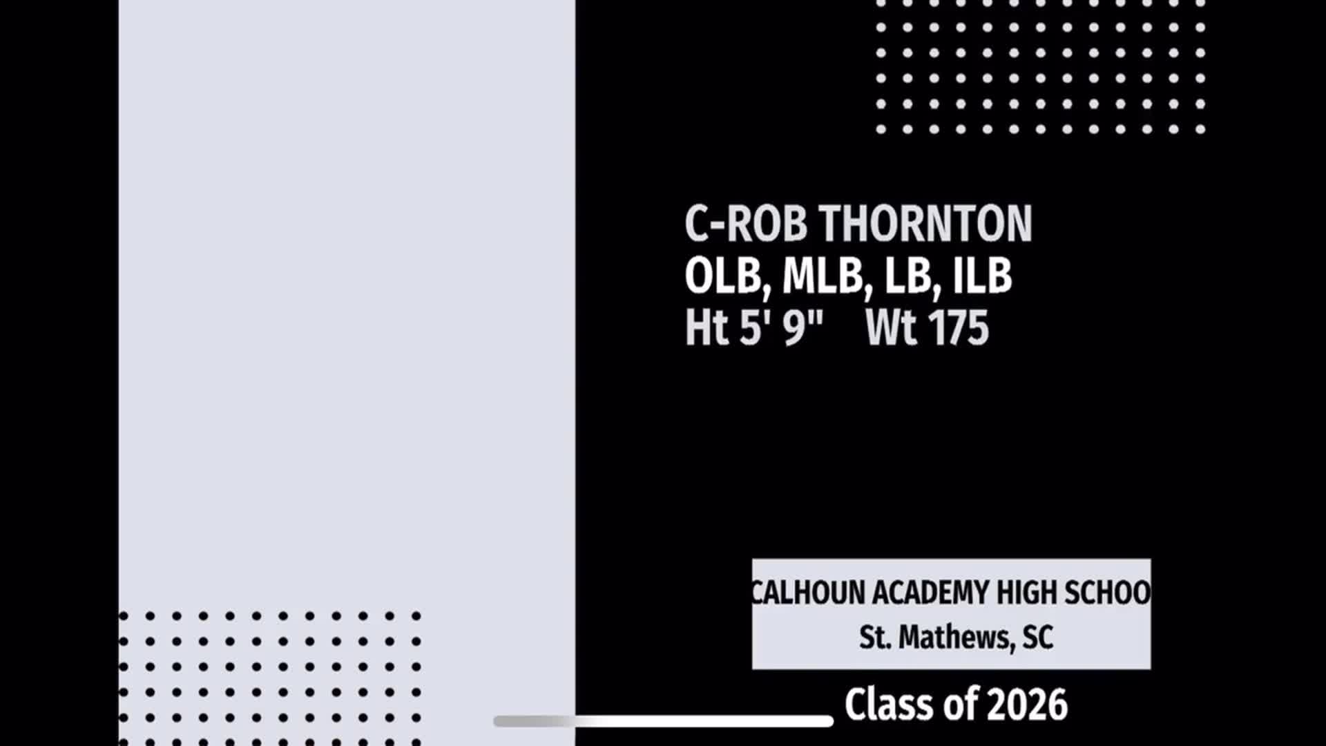 Football Game Preview: Calhoun Academy Cavaliers vs. Carolina Academy Bobcats