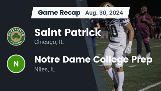 Football Game Preview: St. Patrick Leaves Home
