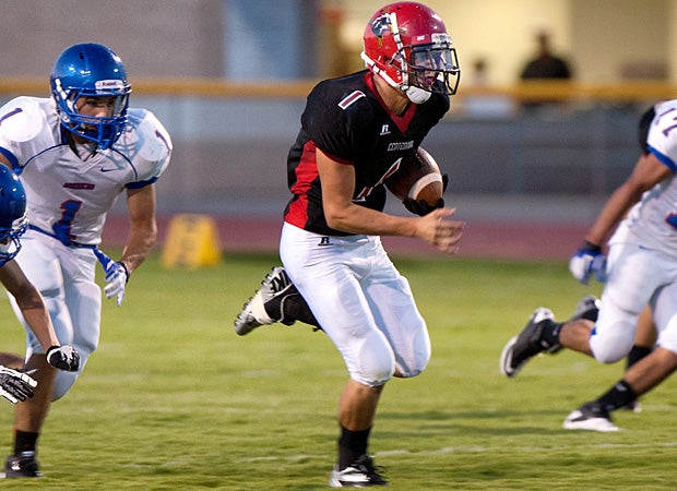 Last year Centennial's Daniel Conklin was told he may never play football again. This year he is back on the field and picking up right where he left off.