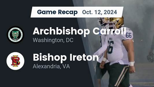 Football Recap: Mark Butler Jr's Big Game Can't Quite Lead Archbishop Carroll over Paul VI