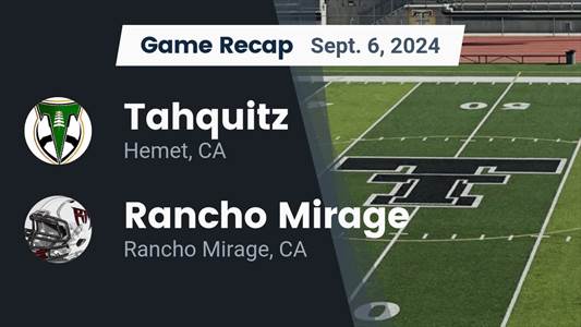 Football Game Preview: Tahquitz Hits the Road