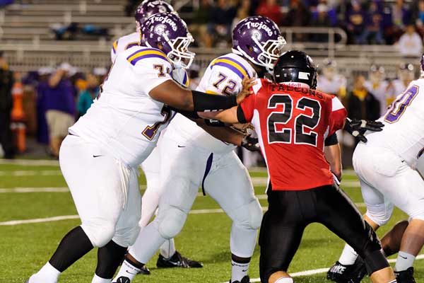 Northwestern's offensive line has done a great job protecting Mason Rudolph.