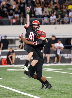 A shinning moment for Cedar Hills senior Sparkman.