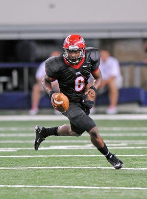 Cedar Hill QB Driphus Jackson had everyone on edge.