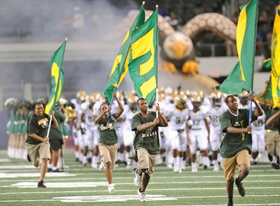 The pageantry in Texas high school football is second to none.