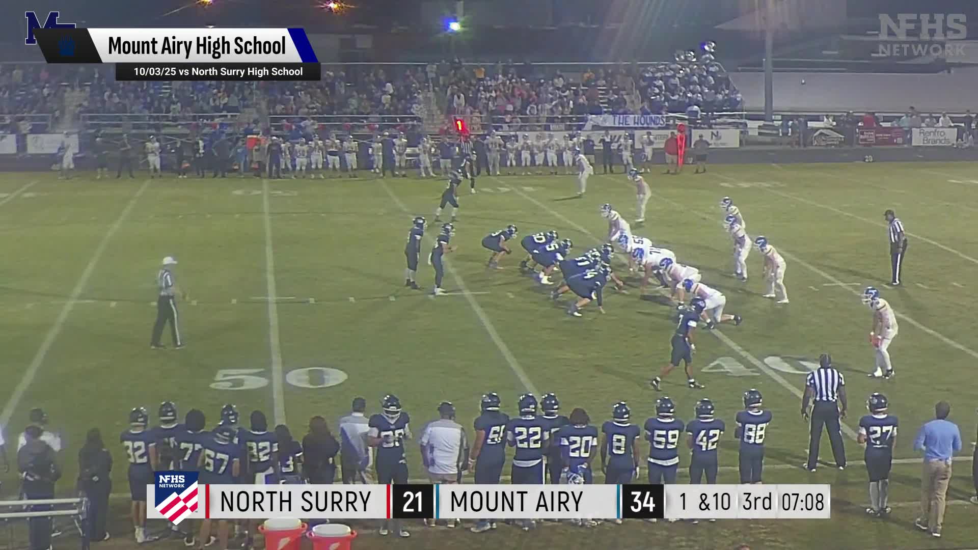Football Game Preview: Mount Airy Granite Bears vs. East Surry Cardinals + How To Watch