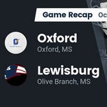 Football Game Recap: Lewisburg Patriots vs. Oxford Chargers