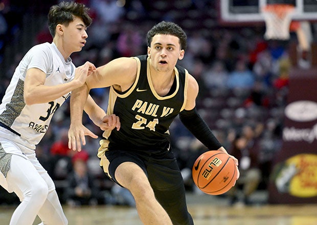 Future Duke Blue Devil Darren Harris of Paul VI scored 23 points in the championship after putting up 20 in the semifinals. (Photo: Michael Woods)