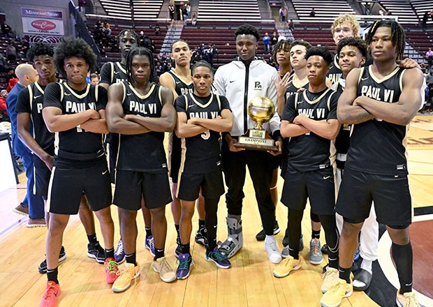 Paul VI celebrates Saturday night after its third double-digit win at the Bass Pro Shops Tournament in Springfield, Mo. Now the Panthers head to Springfield, Mass., for a showdown with No. 5 Columbus. (Photo: Michael Woods)